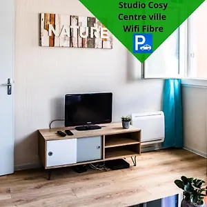 Le Debussy - Studio - Wifi Fibre- Centre Ville- Parking Appartement
